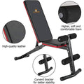 PAPABABE Workout Bench with Upgraded Wider Backrest for Bench Press Full Body Workout by DailySale