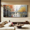 Parisian Rain Cityscape Wall Art by Tailored Canvases
