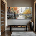 Parisian Rain Cityscape Wall Art by Tailored Canvases