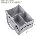 Parker Baby Diaper Caddy - Nursery Storage Bin and Car Organizer for Diapers and Baby Wipes by DailySale