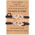 Partner in Crime Handcuff Friendship Bracelets by DailySale