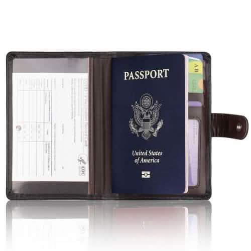 Passport Holder with Vaccination Card Protector by DailySale