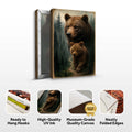 Path of the Wild Kin Bear and Cub Wall Art by Tailored Canvases
