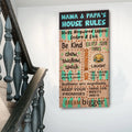 Patio Rules Sign by Tailored Canvases