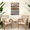 Patio Rules Sign III by Tailored Canvases