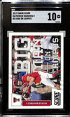 Patrick Mahomes 2017 Panini Score Big Man Insert Rookie Card (SGC Graded)