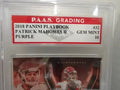 Patrick Mahomes 2018 Panini Playbook Purple #32 (PAAS 10) by Price Is Right Miami