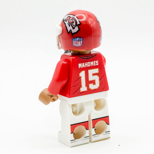 #15 Chiefs Football Player Minifig made using LEGO parts - B3 Customs by B3 Customs