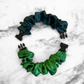 Patty's Green Duo - 2-Pack St. Patrick's Day Buckle Scrunchies - No Snagging, No Tangles by Buckle Scrunchies by RE.STATEMENT