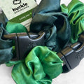 Patty's Green Duo - 2-Pack St. Patrick's Day Buckle Scrunchies - No Snagging, No Tangles by Buckle Scrunchies by RE.STATEMENT