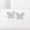 Pave Butterfly Studs