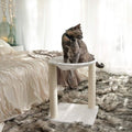 Paws & Pals 3-in-1 Cat Scratching Post with Hammock and Toy by DailySale
