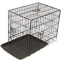 Paws & Pals Double Door Wire Dog Crate with Tray by DailySale