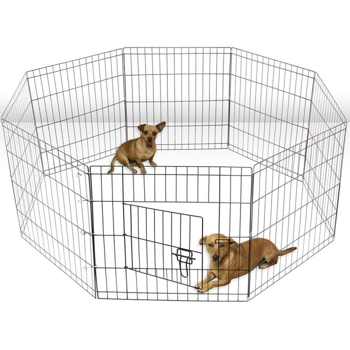 Paws & Pals Large Hammigrid Wire Folding 8-Panel Pop-Up Kennel by DailySale