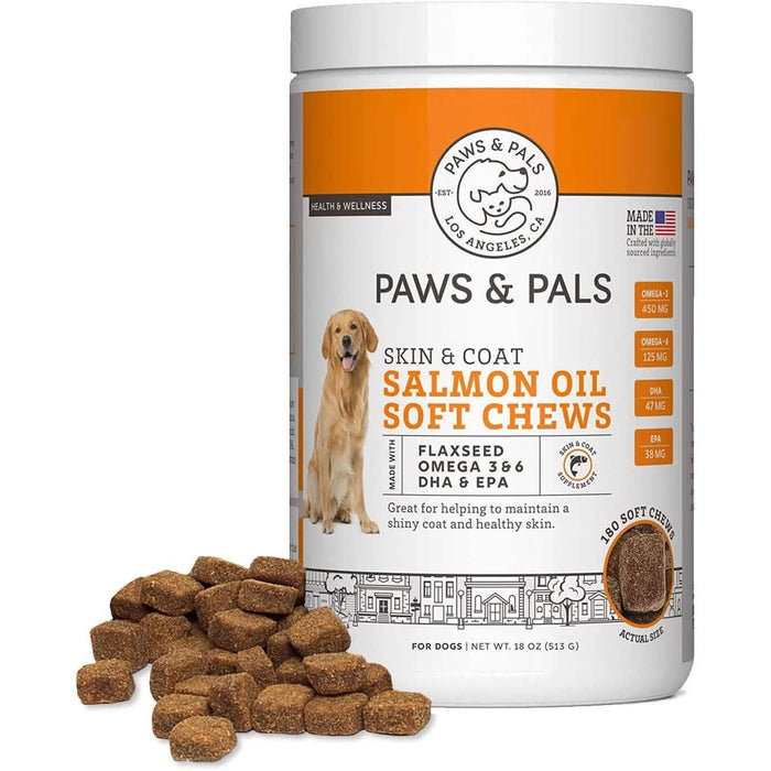 Paws & Pals Wild Alaskan Salmon Fish Oil Omega 3 and 6 for Dogs and Cats by DailySale