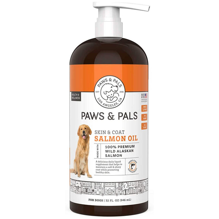 Paws & Pals Wild Alaskan Salmon Oil for Dogs and Cats - 32oz by DailySale