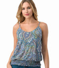 Payton Paisley Tank Top - Multi by Boutique 23