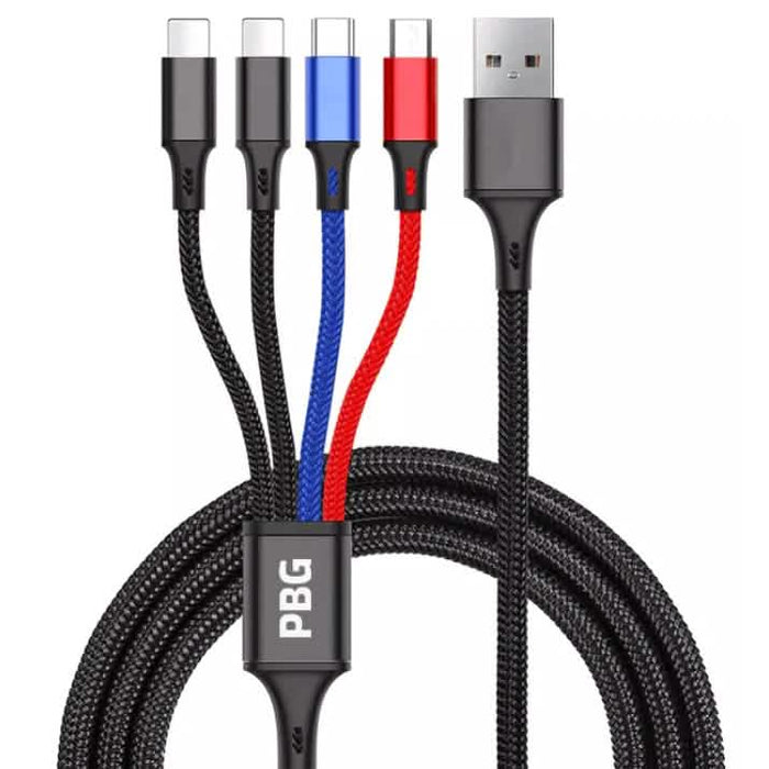 PBG 4-in-1 Cable 3A Nylon Braided by DailySale