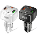 PBG 4 Port Car Charger 2 PD Ports and 2 USB Ports by DailySale