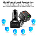 PBG 4 Port PD/USB Car Charger and 4 in 1 Nylon Cable Bundle by DailySale