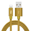 PBG XL 10Ft. Lightning Cable's Nylon Woven Protection by DailySale