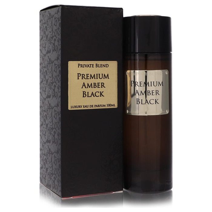 Private Blend Premium Amber Black by Chkoudra Paris Eau De Parfum Spray 3.4 oz for Men by Avera Group