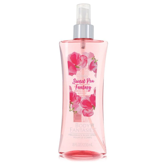 Body Fantasies Signature Pink Sweet Pea Fantasy by Parfums De Coeur Body Spray 8 oz for Women by Avera Group