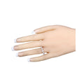 Peach Genuine Morganite 5 Stone Ring by Fine Color Jewels