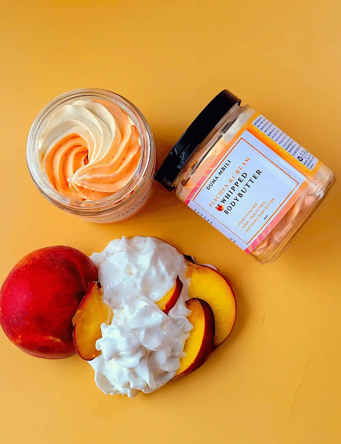 Peaches & Cream Whipped Body Butter by Duma Mbili LLC