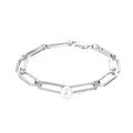 Pearl Charm Bracelet by Fine Color Jewels