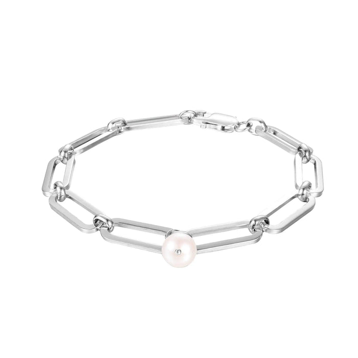 Pearl Charm Bracelet by Fine Color Jewels