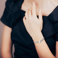 Pearl Charm Bracelet by Fine Color Jewels