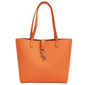 Pebbled Genuine Leather Tote Bag for Women – 16″ Laptop Work Tote by MiamiLeathers.com