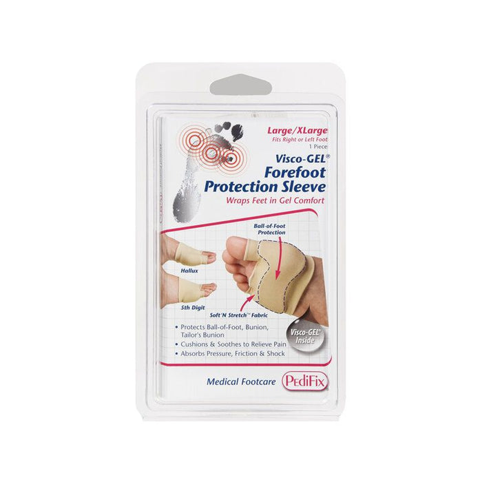 PediFix Visco-Gel foreFoot Protection Sleeve - Large/XLarge by Pasteur Pharmacy