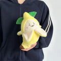 Peeled Banana Plush Toy | Soft & Cuddly Stuffed Animal by ozznekshoes