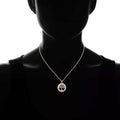 Peermont Tree of Life Necklace in White Fire Opal and Rose Gold Plating by DailySale