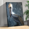 Pelican Painting "The Fish Catcher" Canvas Wall Art II by Tailored Canvases