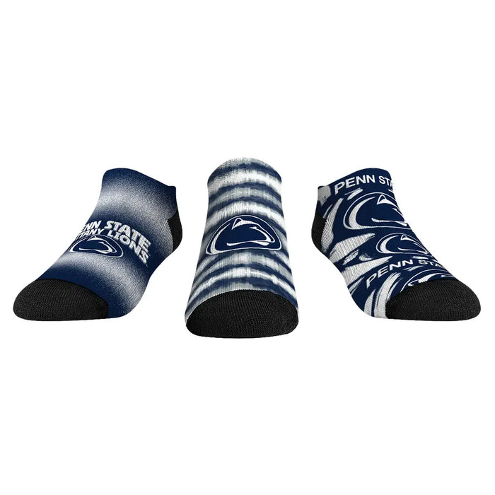 Penn State Nittany Lions - Low Cut - Make Some Noise (3-Pack) by Rock 'Em Socks