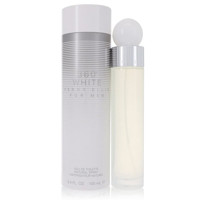 Perry Ellis 360 White by Perry Ellis Eau De Toilette Spray 3.4 oz for Men by Avera Group