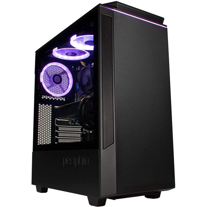 Periphio Ghoul Prebuilt Gaming PC Computer Tower 16GB RAM 120GB SSD + 500GB HDD (Refurbished) by DailySale