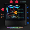 Periphio Reaper Gaming PC Computer 16GB DDR4 RAM 240GB SSD + 1TB HDD (Refurbished) by DailySale
