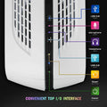 Periphio Vortex Gaming PC Desktop 16GB RAM 120GB SSD + 500GB 7200 RPM HDD (Refurbished) by DailySale