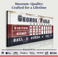 Personalized Baseball Scoreboard Sign by Tailored Canvases