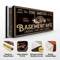 Personalized Basement Bar Sign by Tailored Canvases