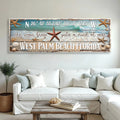 Personalized Beach House Coastal Sign III by Tailored Canvases