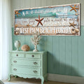 Personalized Beach House Coastal Sign III by Tailored Canvases