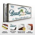 Personalized Beach House Sign III by Tailored Canvases