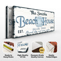Personalized Beach House Sign IV by Tailored Canvases