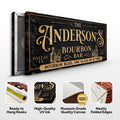 Personalized Bourbon Bar Sign III by Tailored Canvases