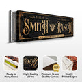 Personalized Cattle Ranch Sign by Tailored Canvases